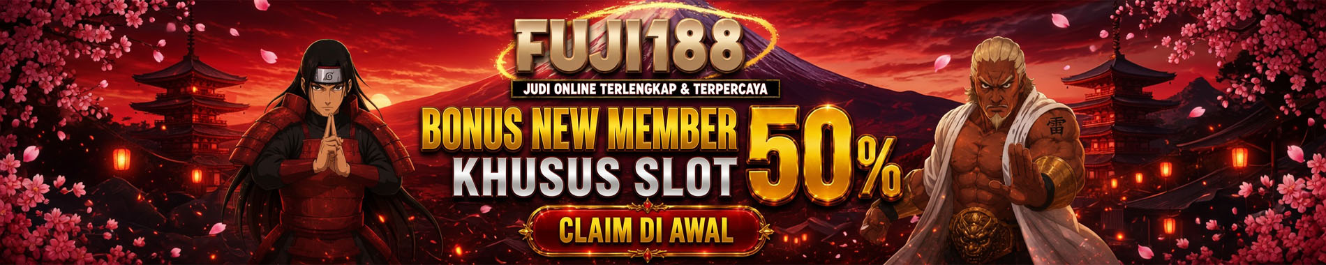 BONUS NEW MEMBER 50% FUJI188